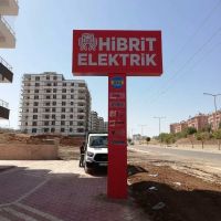 HİBRİT ELEKTRİK Totem Tabela