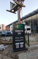 PRO MASTER ARAÇ ŞARJ İSTASYONU Totem Tabela