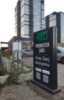 PRO MASTER ARAÇ ŞARJ İSTASYONU Totem Tabela