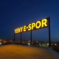 YENY E SPOR Işıklı Çatı Tabela