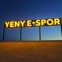 YENY E SPOR Işıklı Çatı Tabela